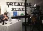 Filming “Kiln Fired Silver Metal Clay” with Cindy Pankopf